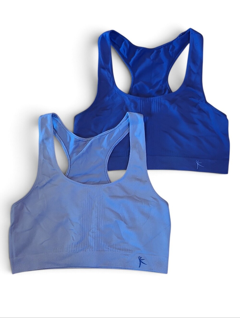 Women's Danskin Now Sport Lounge Bras Lot In Dark & Light Purple Colors Large